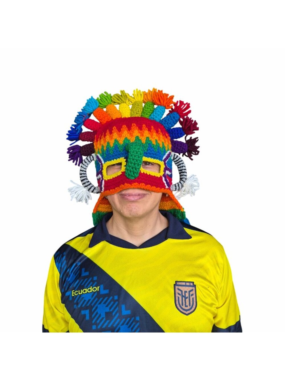 ⭐Diablo Huma Handmade Exotic Adult Mask Aya Incas Ecuador Inti Raymi festival